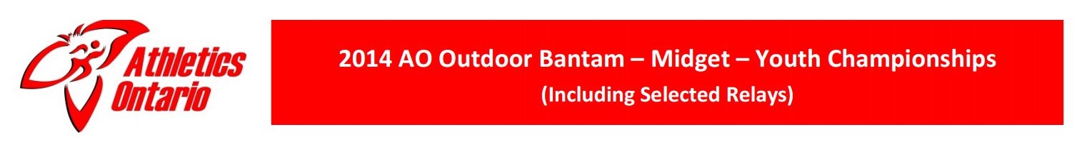 2014 AO Outdoor Bantam - Midget - Youth Championships